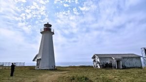 Cape Enragee Lighthouse Cape Breton Island Nova Scotia 