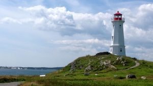 the Best lighthouses to see in Nova Scotia Louisbourg lighthouse Cape Breton Island 