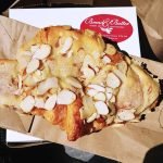 The best almond croissants at Bread & Butter Bakery in Kingston Ontario 