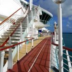 Avoid gaining weight on a cruise vacation by walking around the cruise ship