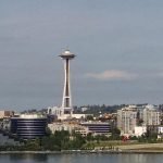 Roguetrippers took this photo of the skyline of Seattle Washington with the iconic Space Needle during a very short visit in 2015.