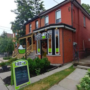Roguetrippers visited Bitten Bakery on Locke St in Hamilton, Ontario Butter tarts ButterTartQuest.