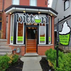 Roguetrippers visited Bitten Bakery in Hamilton on the Butter Tart Quest.