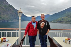 Roguetrippers waiting to disembark for an excursion.