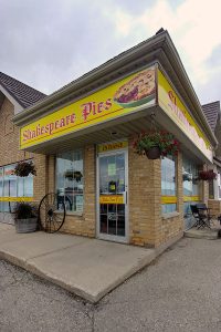 Shakespeare Pies is a great place to visit on your way to Stratford Festival