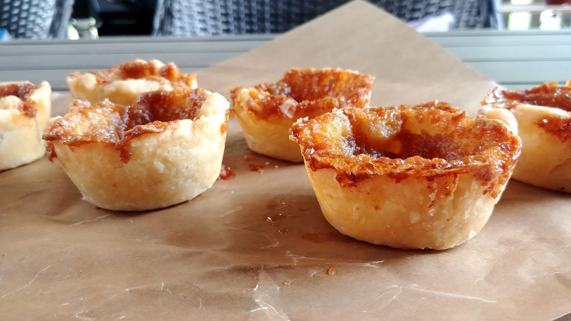 Roguetrippers butter tart quest lead them to the Grove Farm Shop