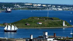 Georges Island as viewed from the Halifax Citadel