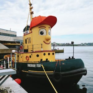 Roguetrippers love Theodore the Tugboat in Halifax Harbour