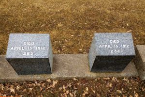 Titanic grave markers in Halifax