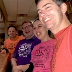 Jell-o Museum is where Roguetrippers started wearing Matching T-Shirts for Roadtrips