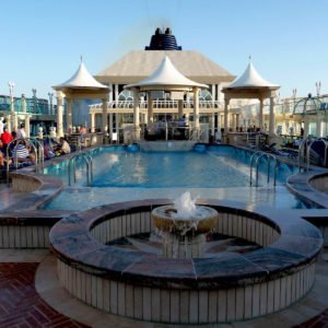 stay aboard and enjoy the pool