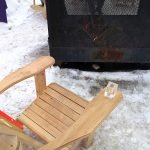Roguetrippers got to sit by the fire with a cocktail during Carnaval de Quebec.