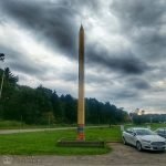 roguetrippers visit the Giant Pencil in Bracebridge