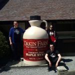 World's Largest Maple Syrup Jug is at Dakin Farm in Vermont.