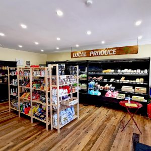 Fresh meats and cheeses, and pantry items available to buy from Kristi's Market Kitchen.
