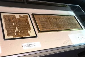 Ancient Egypt exhibit at the museum