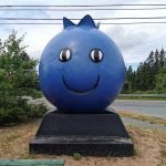 The Oxford Blueberry Man is one of Nova Scotia's most visited Roadside attractions