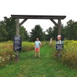 Nick Kulnies taking a walk through the grounds at Perth County Museum