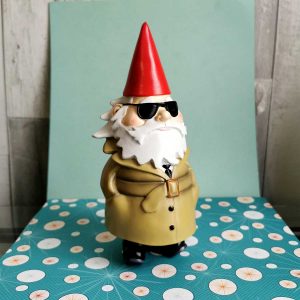 When Nick Kulnies visited Washington, DC he picked up a garden gnome travel souvenir
