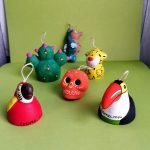 Roguetrippers picked up handmade Christmas ornaments as travel souvenirs while on vacation in Cozumel Mexico