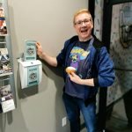 Nick Kulnies drops off the completed passport for the Butler County Donut Trail