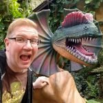 Nick Kulnies with Dinosaurs