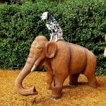 Pet Friendly travels - Hazzard the Dalmatian visits Dinosaur World Orlando day trips
