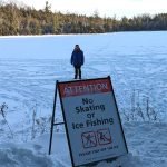 Hiking adventures frozen lakes