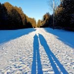 Ontario Parks and Conservation areas like Elora George are great places to go for a Winter Hike and snowshoeing