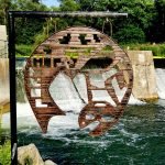 Port Hope Sign at the Corbett's Dam and Fish Ladder is a major attraction in Northumberland County