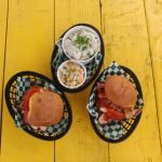 Delicious food from Smoking Pig BBQ food truck outside St Johns New Brunswick