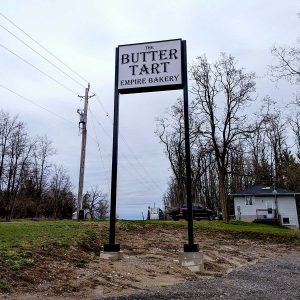 Roguetrippers visit the Butter Tart Empire Bakery in Roseneath for the Butter Tart Quest