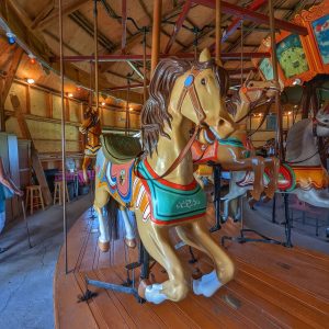 Canada Post Vintage Carousel Stamps series included the Roseneath Carousel