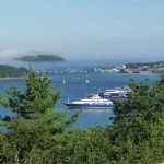 The Cat Ferry takes passengers from Yarmouth Nova Scotia to Bar Harbor Maine