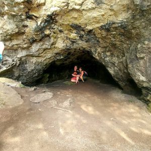 Roguetrippers exploring the caves of Rockwood Conservation Area