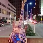Guitar sculptures in cleveland, Ohio the birthplace of Rock and Roll