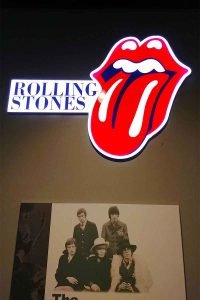 The Rolling Stones exhibit at Cleveland's most iconic tourist attraction