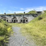 Abandoned buildings and military structures McNabs Island Nova Scotia