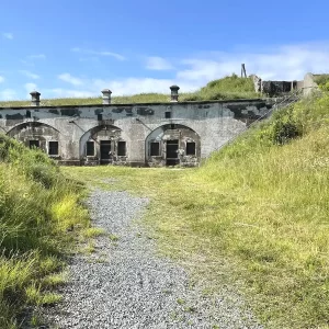Abandoned buildings and military structures McNabs Island Nova Scotia