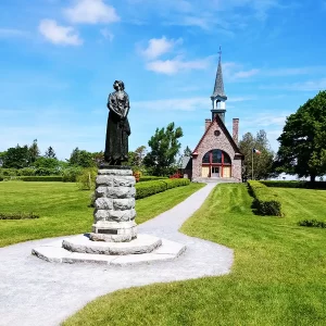 Grand Pre National Historic site Evangeline Statue Acadians