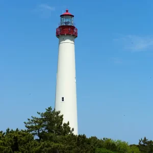 Cape May Light House is a top tourist attraction on the Jersey Shore