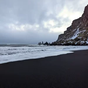 The Black Sands Beach in Iceland