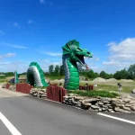 Giant Sea Serpent Statue Cincinnati