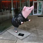 HAMLET the pig statue